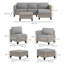 Neytiri Wicker 4 - Person Seating Group with Cushions