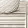 Clarisabel Wavy Stripe Modern Cream/Dark Gray Indoor/Outdoor Rug