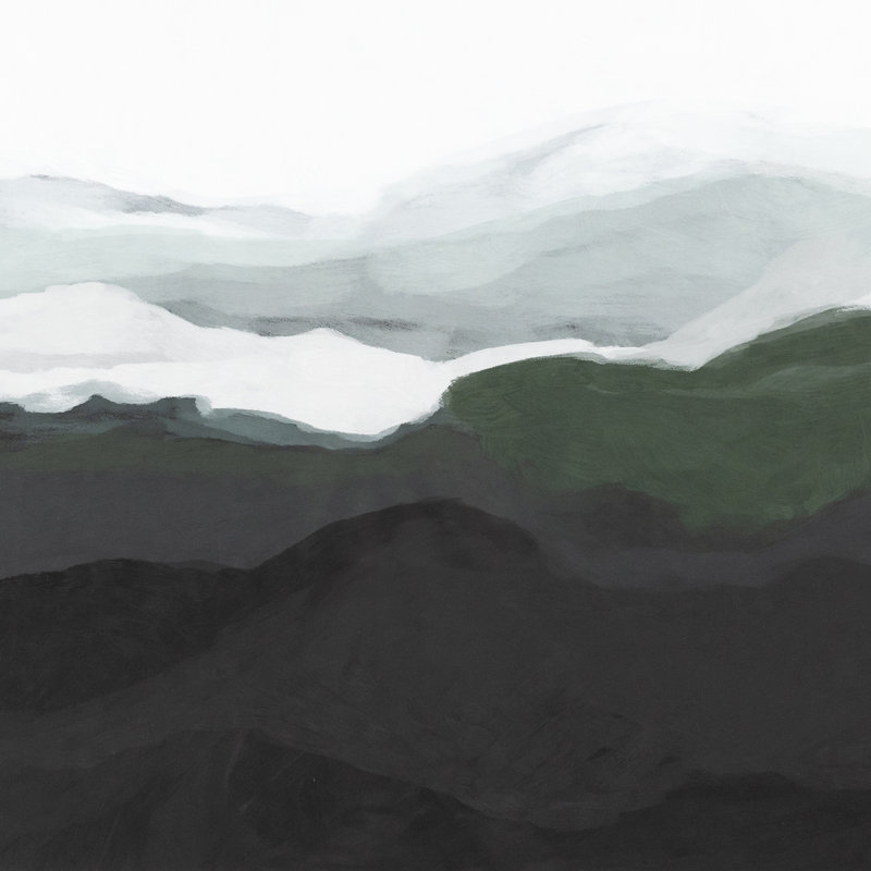 Emerald Land Print by Dan Hobday, 48" H x 48" W x 2.5" D