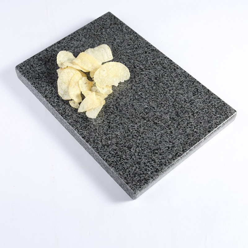 Planche à découper en granit naturel, Noir sésame