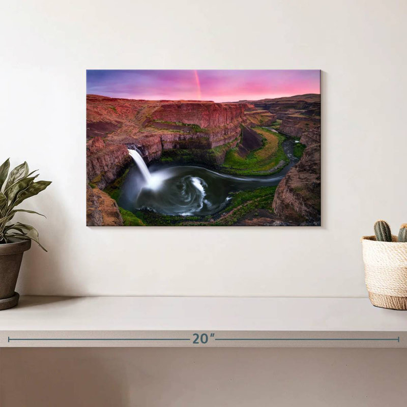 Alvord surplombant la cascade de Palouse, H 8 po x l 12 po