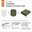 Pina Outdoor Lounge Chair Seat Cushion-71192451-71192458