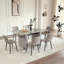 Chaises de salle à manger en cuir, chaises de cuisine en similicuir de style Mid-Century-9896390-9896388
