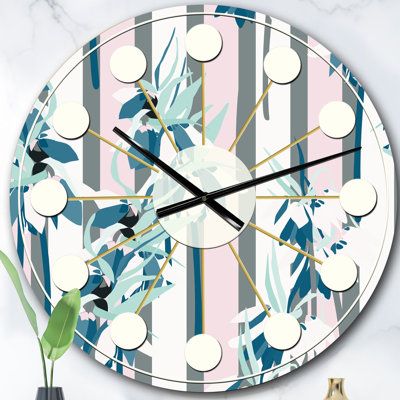 Horloge murale rétro Mid-Century