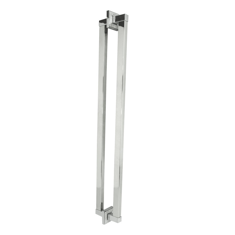 Ritz Back to Back Door Pull, Diamond Chrome