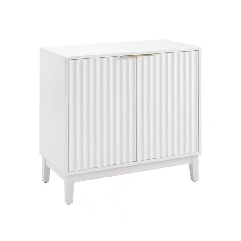 2 Door Storage Cabinet, White