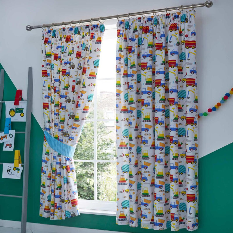 Judge Room Darkening Curtain Panel Pair, Width 168 x Drop 137 cm