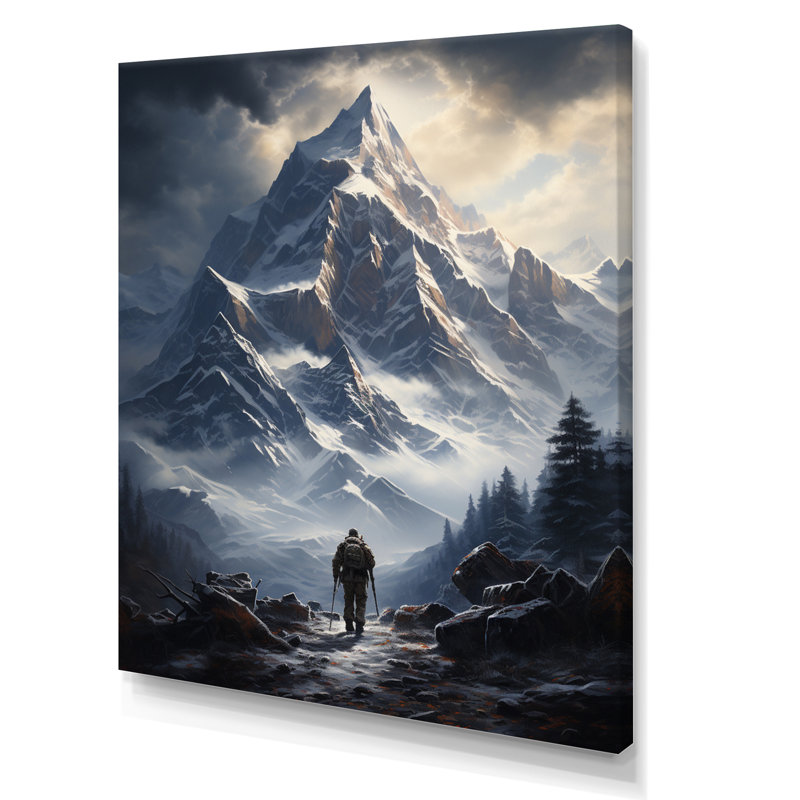 «Mountain Trails Harmony I» sur toile, Toile tendue, H 32 po x l 24 po x P 1 po
