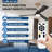  52 Inch Ceiling Fans with Lights, Quiet 3CCT Modern LED Ceiling Fan with Remote for Bedroom, Living Room, Kitchen, 6 Speeds, Reversible DC Motor, Timer, Memory, Black Gold-735518459-735518454