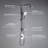 Circular Complete Shower System with Rough in-Valve-86464544