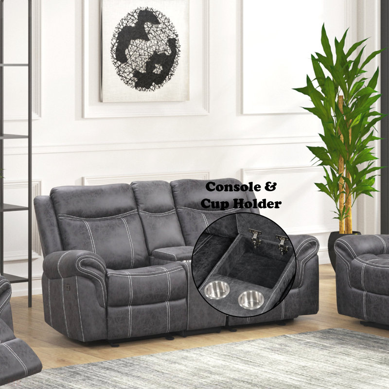 Causeuse en microfibre Zubaida
