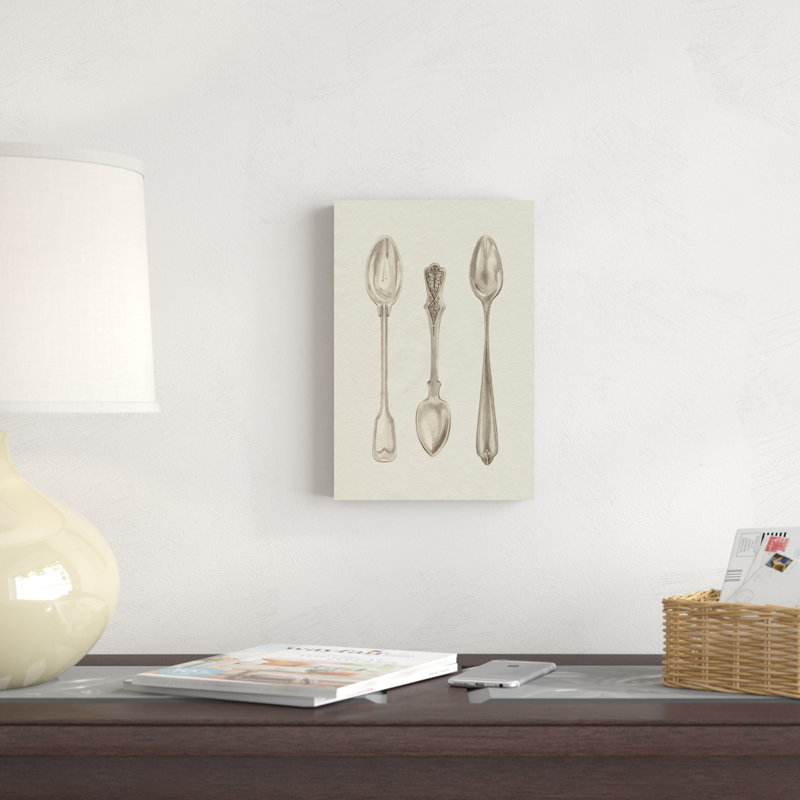 " Silver Spoon I " by Grace Popp Painting Print, 12" H x 8" W