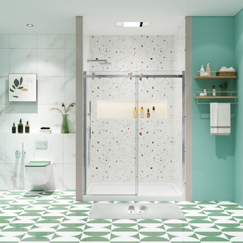Porte de douche en verre