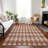 Loreen Flatweave Washable Geometric Indoor / Outdoor Rug-678093546
