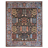New Turkmen Afghan One-of-a-Kind Rectangle 9' X 11'7" Area Rug