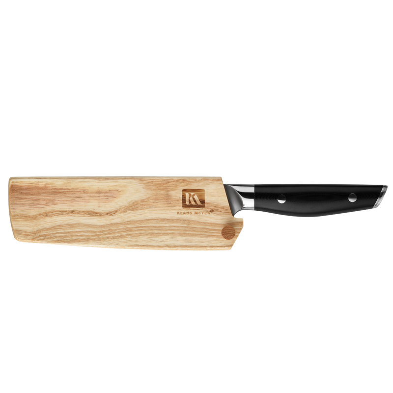 Couteau Nakiri 7 po Klaus Meyer Luxor (avec gaine en bois)