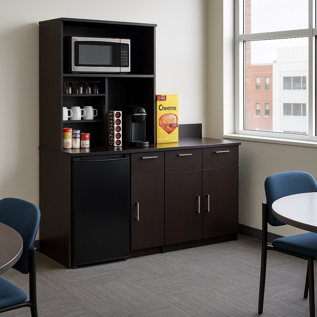 Breaktime Commercial Grade Coffee Kitchen Lunch Room Cabinets Fully ...