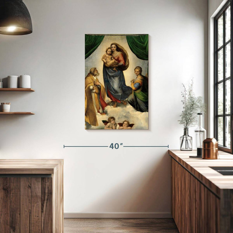 Leisha Sistine Madonna, 36" H x 24" W
