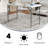 Noah 47.75'' Adjustable Height Bi-Fold Plastic Folding Event Table with Carrying Handle by Flash Furniture