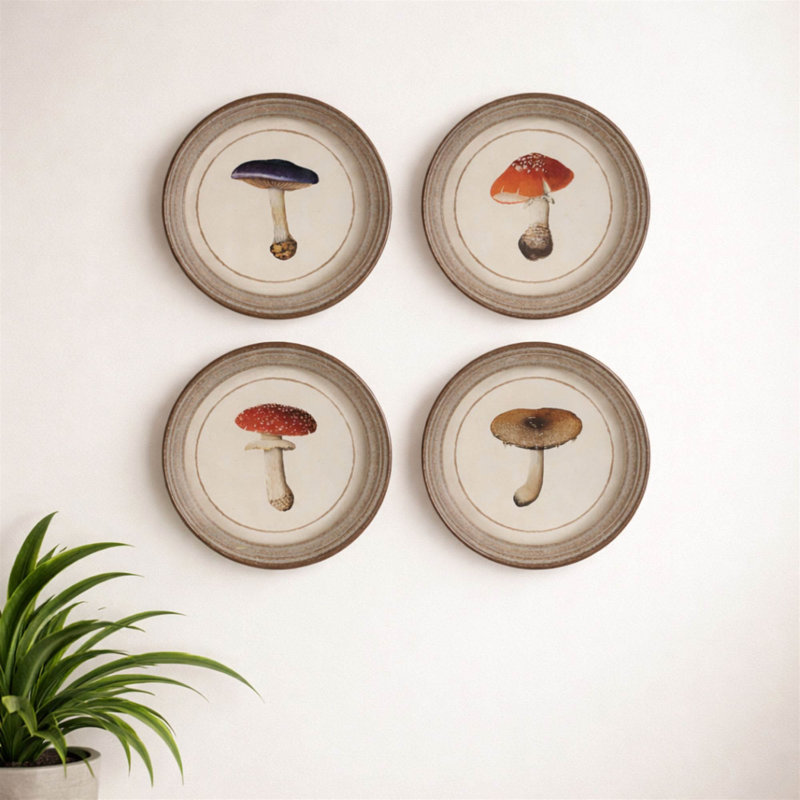 Reproduction encadrée de champignon