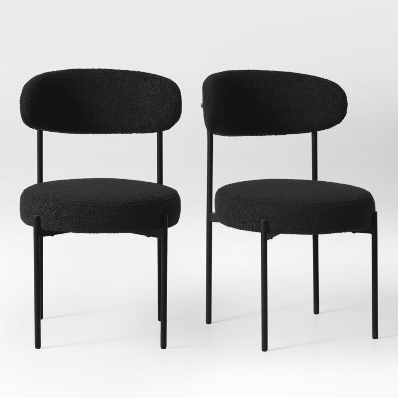 Chaise d'appoint Bayville, Noir