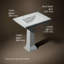 Memoirs® Stately 24" Pedestal Bathroom Sink with 4" Centerset Faucet Holes-10939980-19195571-46017069