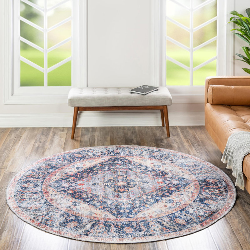 Tapis lavable Bungalow Bungalow, Rond 6 pi