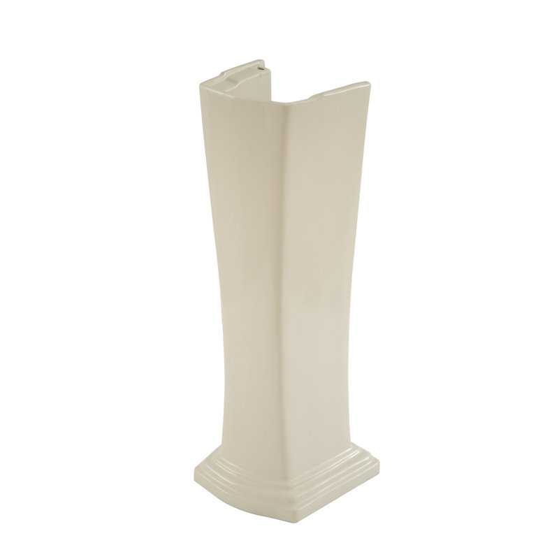 Clayton 34" piédestal lavabo avec trop plein