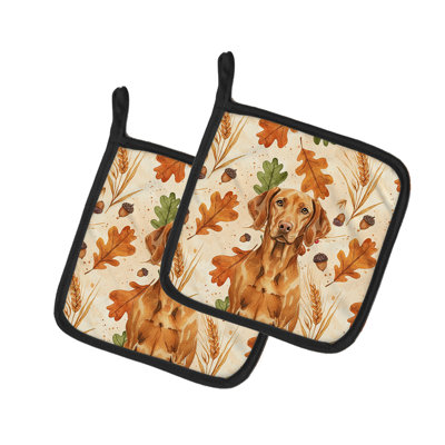 Paire de supports à casseroles Vizsla Heirloom Fall