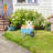 24"H Easter Metal Wheel Barrow Yard Stake