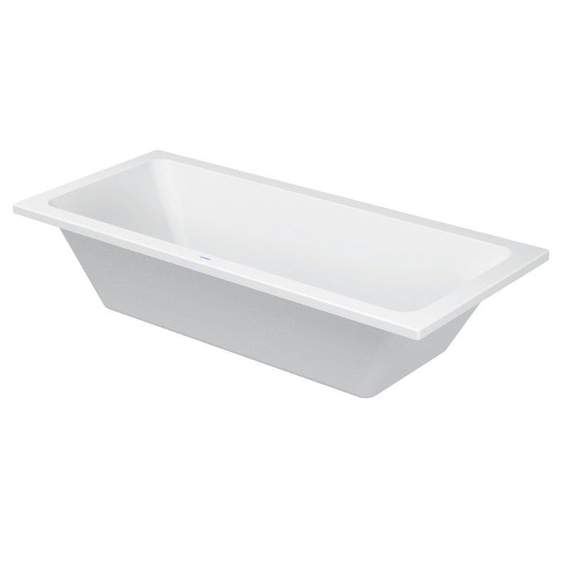 Duravit D-Code 71" x 32" Drop in Soaking Bathtub