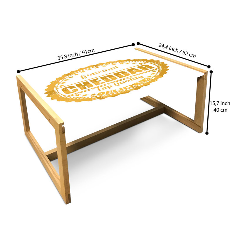Jaesun Sled Coffee Table, 40cm H x 91cm W x 62cm D