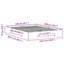 Floor Bed Frame With Storage Solid Pine Wood-804585995-804585992