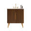 Meuble-lavabo double avec lavabo et portes à fermeture en douceur-7427880