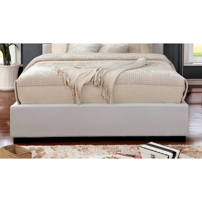 Widener Upholstered Bookcase Storage Bed, King