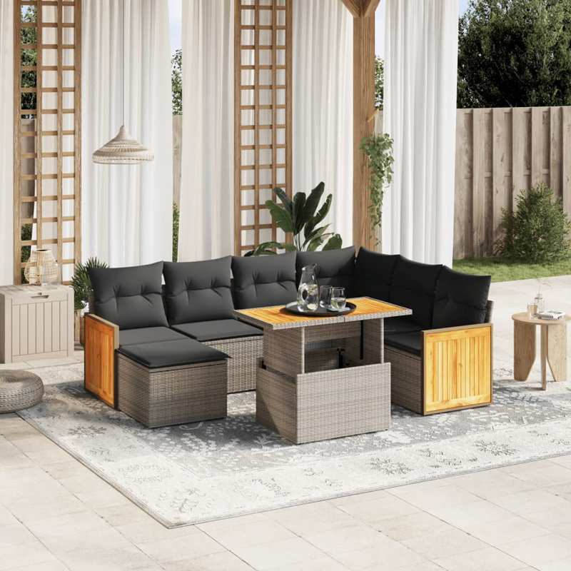 Ensemble de canapé de jardin Vidaxl