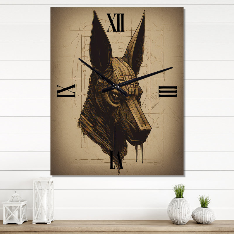 Horloge murale Anubis, Très grand