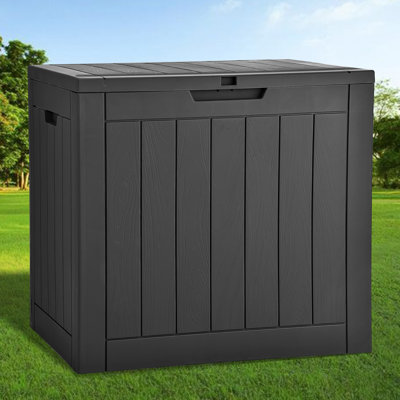 Edrosie Inc 32 Gallon Water Resistant Resin Lockable Deck Box by Edrosie Inc