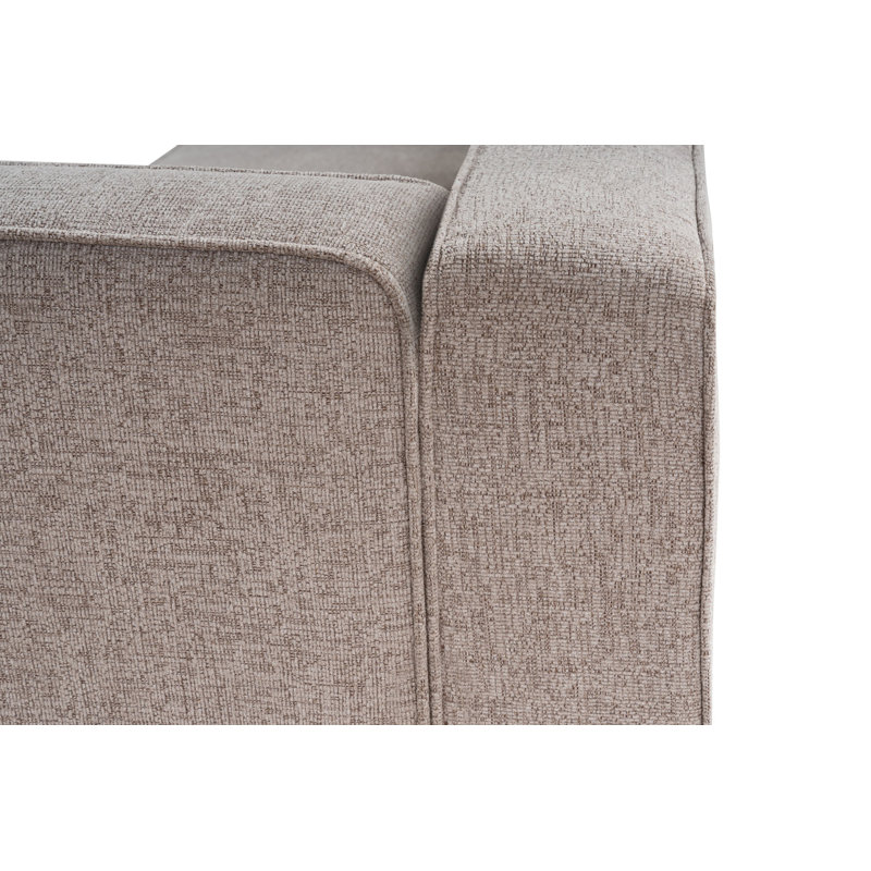 Allinson Upholstered Accent Chair, Mocha