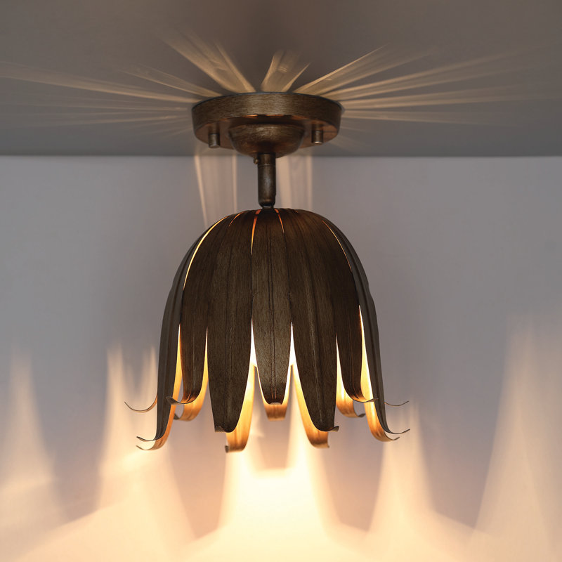 Semi Flush Mount, Brass