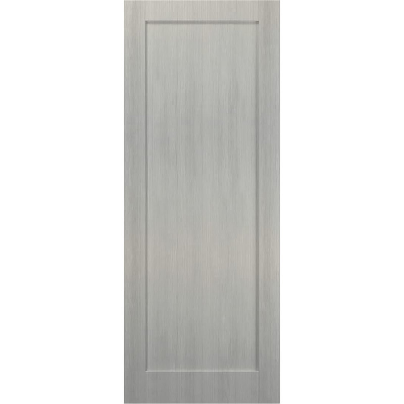 Dalle de porte standard en bois manufacturé Quadro, 24 po x 80 po, Gris cendré