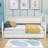 Twin Size Wood Daybed with Trundle-1842553648