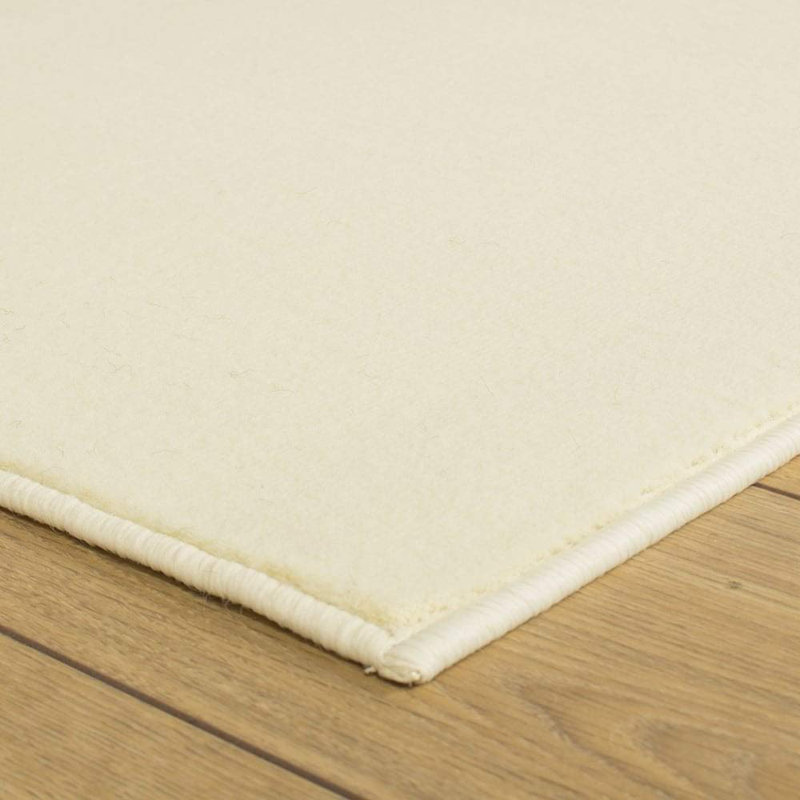 Abbate Solid Colour Indoor Area Rug, Rectangle 180cm x 100cm