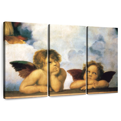 Détail de Putti de la Madone Sixtine