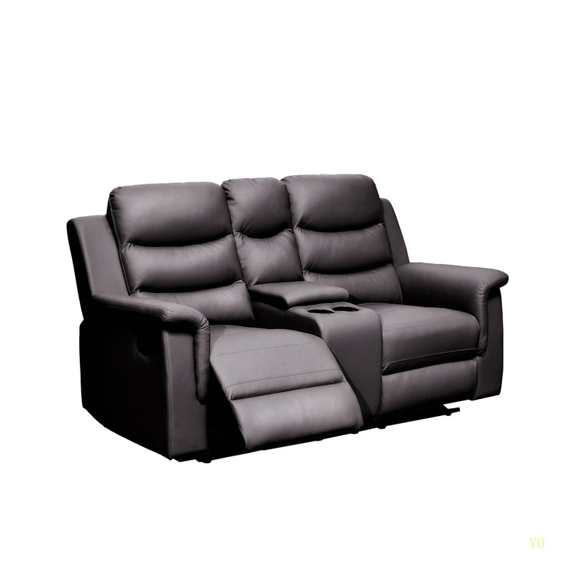 Causeuse inclinable avec housse de console centrale