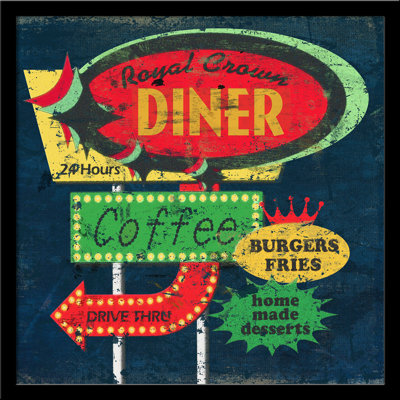 " Retro Diner Sign " by Marilu Windvand