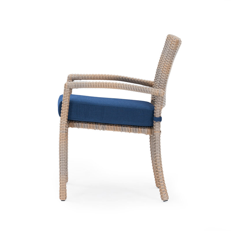 Chaises de salle à manger 8 pièces Azira - Bleu Laguna