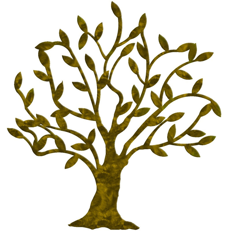 Dream Tree Metal Decor, Candy Yellow