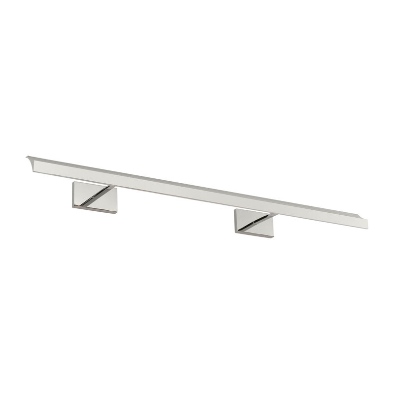 Trave Dimmable LED Wall Mount Picture Light, Polished Nickel, 2.5" H x 36" W x 6.8" D