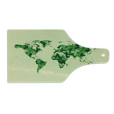 East Urban Home Glass Christam Cutting Board